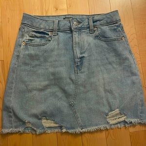 Target/Wild Fable light washed Jean pencil skirt